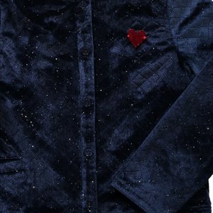 Παιδική Ζακέτα για Κορίτσια Navy Heart