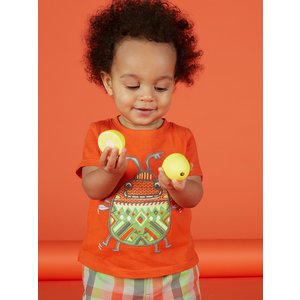 Βρεφική Μπλούζα για Αγόρια Orange Bug