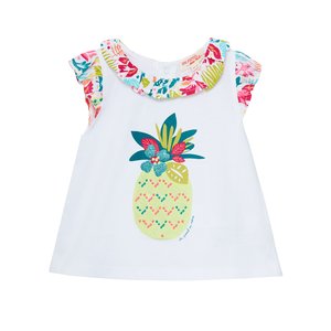 Βρεφική Μπλούζα για Κορίτσια Floral Pineapple