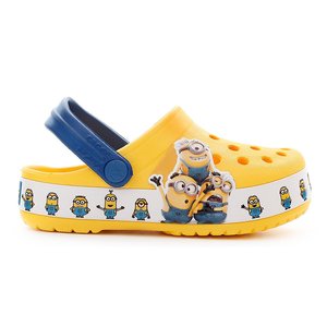 Crocs Crocband Παιδικά Σαμπό Κίτρινο Minions