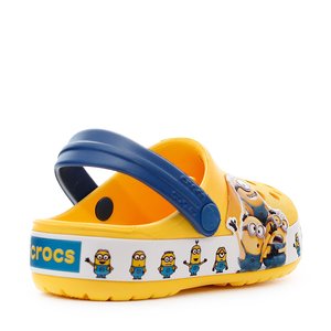 Crocs Crocband Παιδικά Σαμπό Κίτρινο Minions