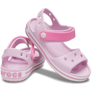 Crocs Crocband Παιδικά Σανδάλια Ροζ