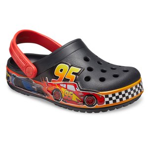 Crocs Crocband Παιδικά Σαμπό Μαύρα Mc Queen