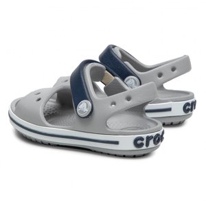 Crocs Crocband Παιδικά Σανδάλια Γκρι