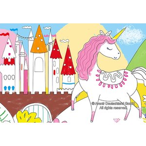 AVENIR Silky Crayons Unicorn Κηρομπογιές & Πόστερ Ζωγραφικής 12 τμχ