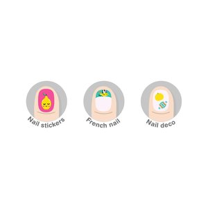NAIL STICKER-UNDER THE SEA 38PCS