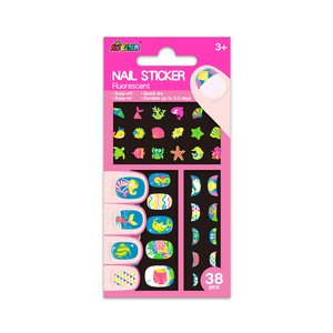 NAIL STICKER-UNDER THE SEA - FLUORESCENCE 38PCS