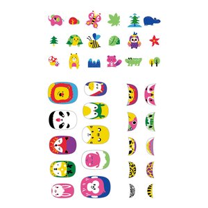 NAIL STICKER-ANIMALS 38PCS