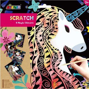 SCRATCH - MAGIC UNICORN HEAD