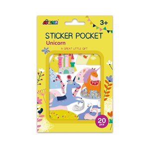 ΠΑΙΔΙΚΟ STICKER POCKET - UNICORN AVENIR