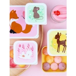 A LITTLE LOVELY COMPANY: ΣΕΤ 4 ΔΟΧΕΙΑ ΦΑΓΗΤΟΥ LUNCH & SNACK BOX 