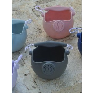 ΠΑΙΔΙΚΟ ΠΟΤΙΣΤΗΡΙ SCRUNCH DUCK EGG BLUE ΑΠΟ ΑΝΑΚΥΚΛΩΣΙΜΗ ΣΙΛΙΚΟΝΗ