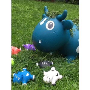 KIDZZFARM Φουσκωτή Γκρί Αγελάδα Bella the Cow Junior