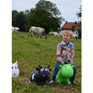 KIDZZFARM Φουσκωτή Γκρί Αγελάδα Bella the Cow Junior