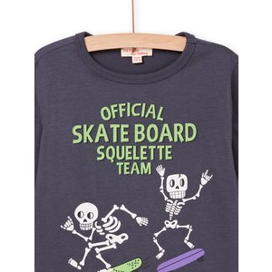 Παιδική Μπλούζα για Αγόρια Skate Squelette Team