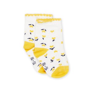 Βρεφικές Κάλτσες για Κορίτσια Yellow Hearts