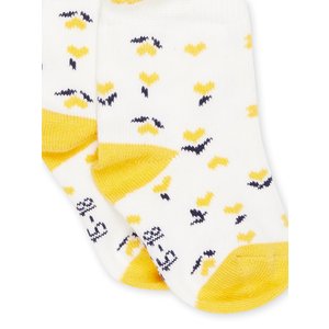 Βρεφικές Κάλτσες για Κορίτσια Yellow Hearts