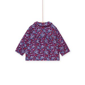 ΒΡΕΦΙΚΗ ΜΠΛΕ ΦΛΟΡΑΛ ΜΑΚΡΥΜΑΝΙΚΗ ΜΑΚΟ ΠΟΥΚΑΜΙΣΑ ΓΙΑ ΚΟΡΙΤΣΙΑ