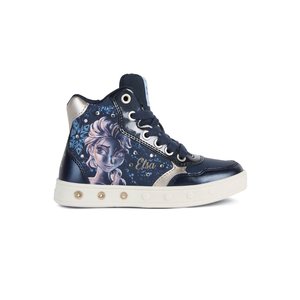ΠΑΙΔΙΚΑ ΣΚΟΥΡΑ ΜΠΛΕ ΠΑΠΟΥΤΣΙΑ GEOX SKYLIN DISNEY FROZEN ELSA ΓΙΑ ΚΟΡΙΤΣΙΑ