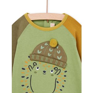 Βρεφική Μπλούζα για Αγόρια Olive Hedgehog