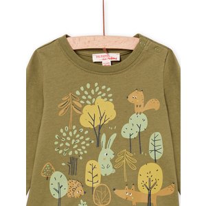 Βρεφική Μπλούζα για Αγόρια Green Forrest