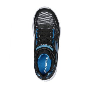 ΠΑΙΔΙΚΑ ΜΑΥΡΑ ΠΑΠΟΥΤΣΙΑ SKECHERS S LIGHTS VORTEX 2.0 ΓΙΑ ΑΓΟΡΙΑ