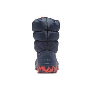 ΒΡΕΦΙΚΑ ΣΚΟΥΡΑ ΜΠΛΕ ΠΑΠΟΥΤΣΙΑ ΧΙΟΝΙΟΥ CROCS CLASSIC NEO PUFF ΓΙΑ ΑΓΟΡΙΑ