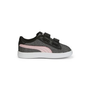 ΒΡΕΦΙΚΑ ΣΚΟΥΡΑ ΓΚΡΙ PUMA SMASH V2 GLITZ GLAM ΓΙΑ ΚΟΡΙΤΣΙΑ