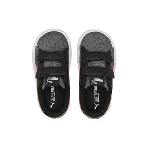 ΒΡΕΦΙΚΑ ΣΚΟΥΡΑ ΓΚΡΙ PUMA SMASH V2 GLITZ GLAM ΓΙΑ ΚΟΡΙΤΣΙΑ