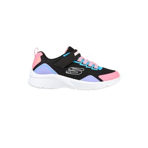 ΠΑΙΔΙΚΑ ΜΑΥΡΑ/ΡΟΖ ΠΑΠΟΥΤΣΙΑ SKECHERS MICROSPEC BRIGHT RETROS ΓΙΑ ΚΟΡΙΤΣΙΑ