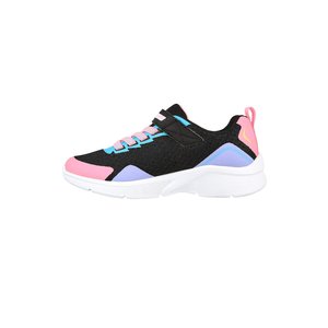 ΠΑΙΔΙΚΑ ΜΑΥΡΑ/ΡΟΖ ΠΑΠΟΥΤΣΙΑ SKECHERS MICROSPEC BRIGHT RETROS ΓΙΑ ΚΟΡΙΤΣΙΑ