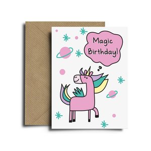 Ευχετήρια Κάρτα Magic Birthday