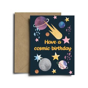 Ευχετήρια Κάρτα Have a Cosmic Birthday