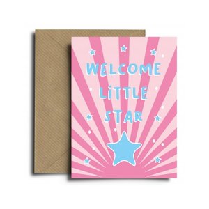 Ευχετήρια Κάρτα Newborn Welcome Little Star