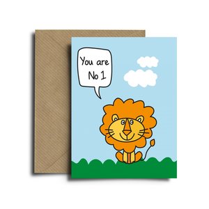Ευχετήρια Κάρτα Lion