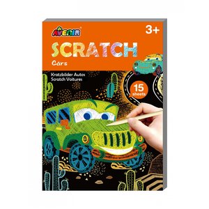 Avenir mini Βιβλίο Ζωγραφικής-Scratch Αμάξια