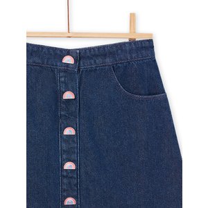 Παιδική Φούστα για Κορίτσια Dark Denim