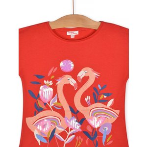 Παιδική Μπλούζα για Κορίτσια Red Flamingo