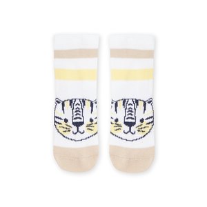 Βρεφικές Κάλτσες για Αγόρια Ecru Tigers