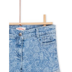 Παιδικό Σορτς για Κορίτσια Denim Flamingo
