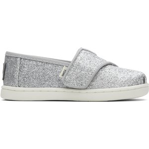 Βρεφικά Παπούτσια Toms για Κορίτσια Silver Glitter