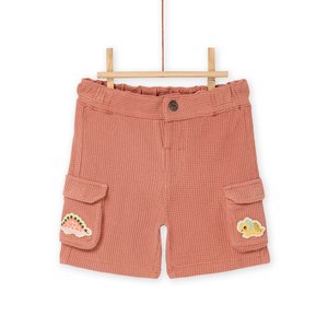 Βρεφικό Σορτς για Αγόρια Pink/Orange Dinos