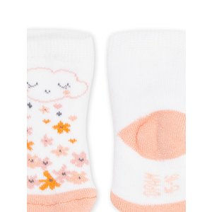 Βρεφικές Κάλτσες για Νεογέννητο Unisex White Clouds
