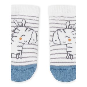 Βρεφικές Κάλτσες για Νεογέννητο Unisex White Zebra