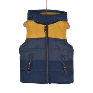 Βρεφικό Μπουφάν για Αγόρια Mustard/Navy