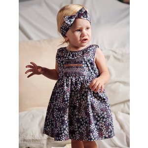 Βρεφικό Φόρεμα για Κορίτσια Navy Floral