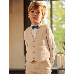 Παιδικό Γιλέκο για Αγόρια Classy Beige