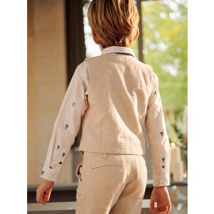 Παιδικό Γιλέκο για Αγόρια Classy Beige
