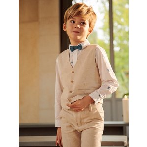 Παιδικό Γιλέκο για Αγόρια Classy Beige
