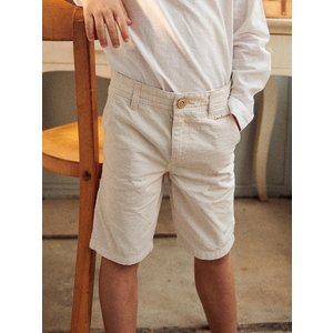 Παιδική Βερμούδα για Αγόρια Stripped Beige